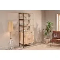 Dasai Storage Unit with Drawers - Natural, Mango Wood