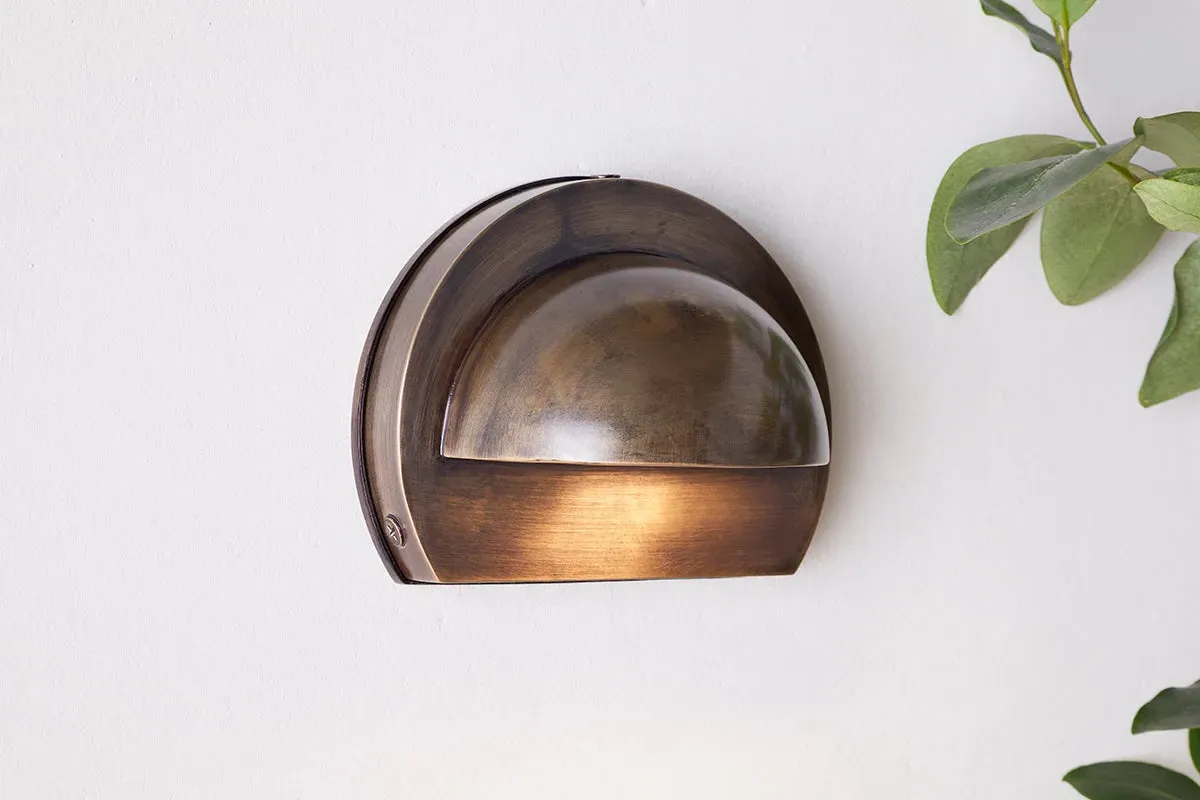 Datu Outdoor Wall Lamp - Antique Brass image