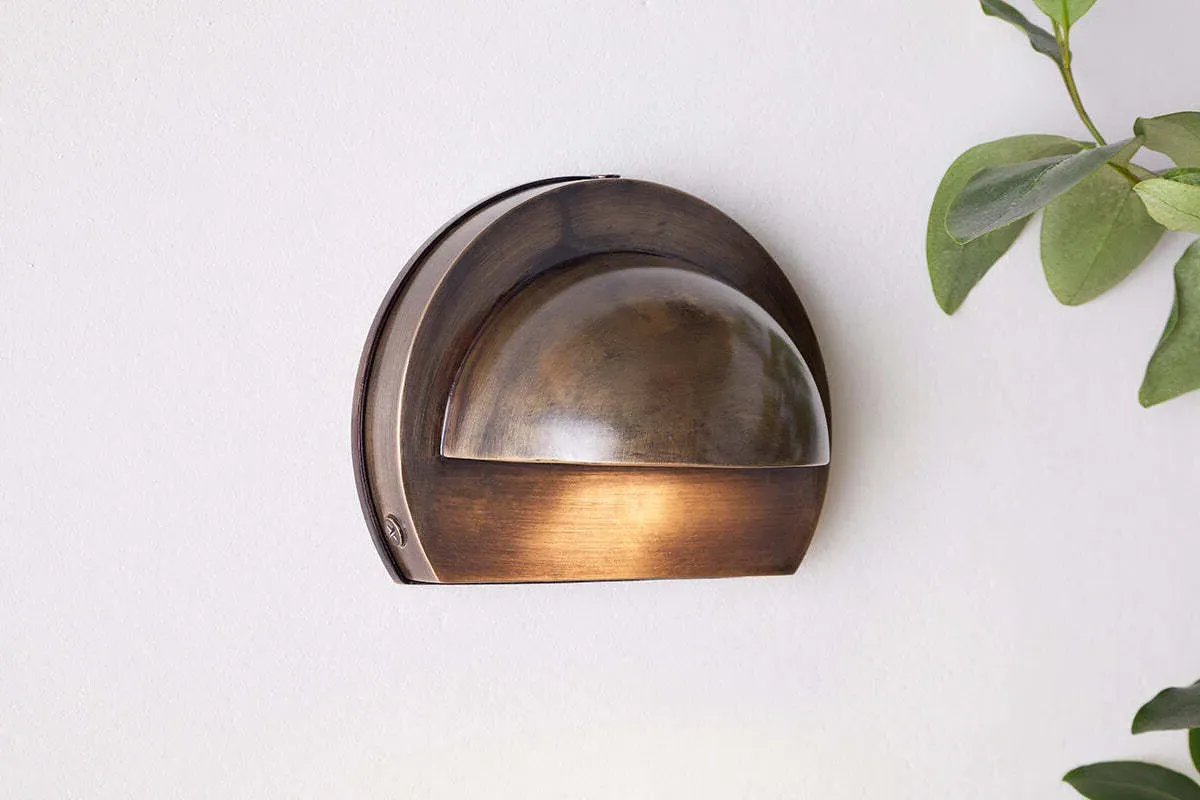 Datu Outdoor Wall Lamp - Antique Brass product