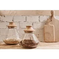 Deeka Small Storage Jar - Clear, Glass alternate view