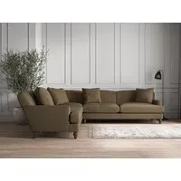 Deni Grand Corner Sofa - Chestnut, Brera Linen