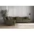 Deni Grand Corner Sofa - Fatigue, Recycled Cotton
