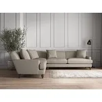 Deni Grand Corner Sofa - Flax, Recycled Cotton