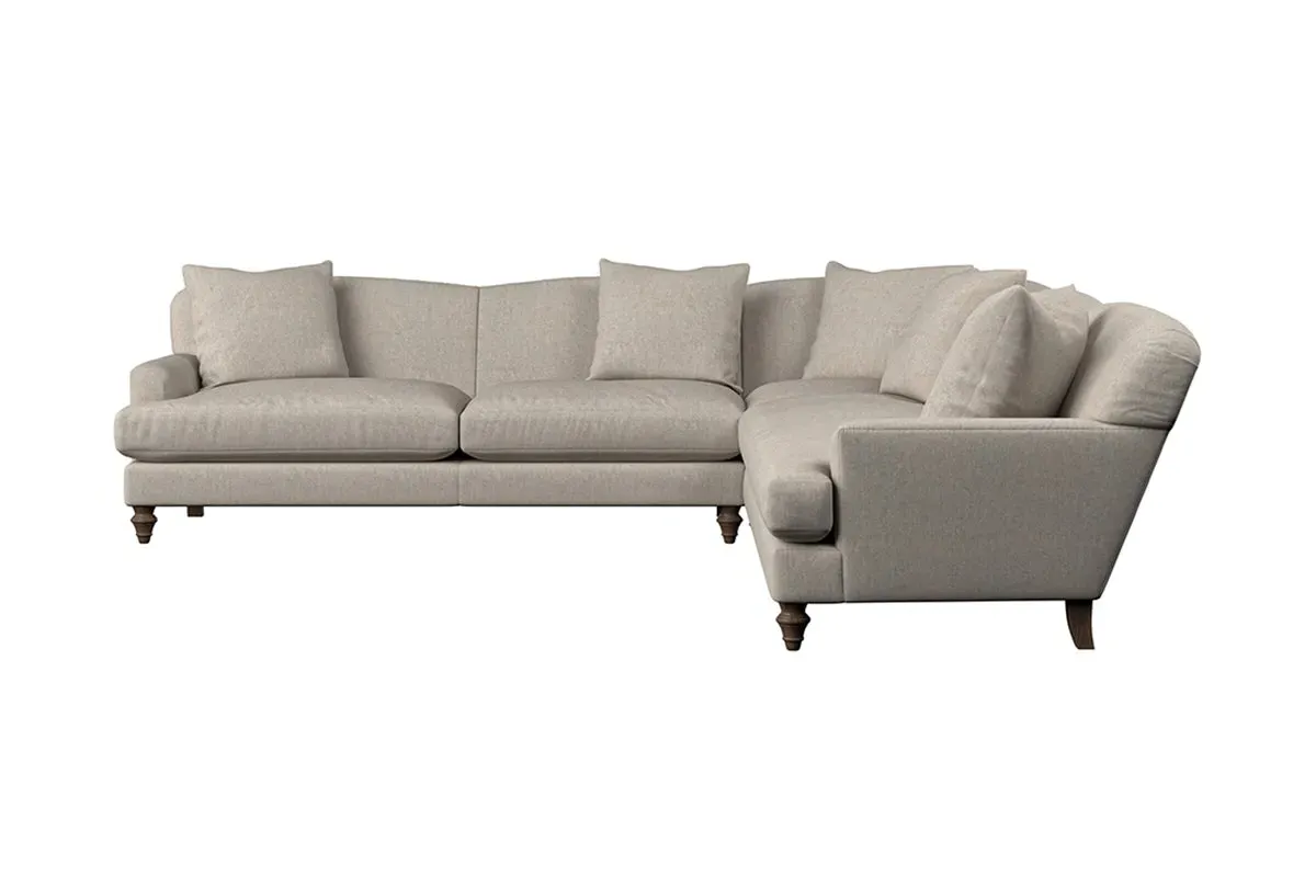 Deni Grand Corner Sofa - Natural, Brera Linen