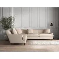 Deni Grand Corner Sofa - Natural, Recycled Cotton