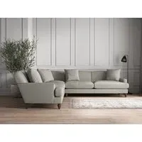 Deni Grand Corner Sofa - Smoke, Brera Linen