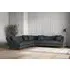 Deni Grand Corner Sofa - Thunder, Recycled Cotton