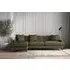 Deni Grand Right Hand Chaise Sofa - Fatigue, Recycled Cotton