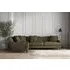 Deni Grand Right Hand Corner Sofa - Fatigue, Recycled Cotton
