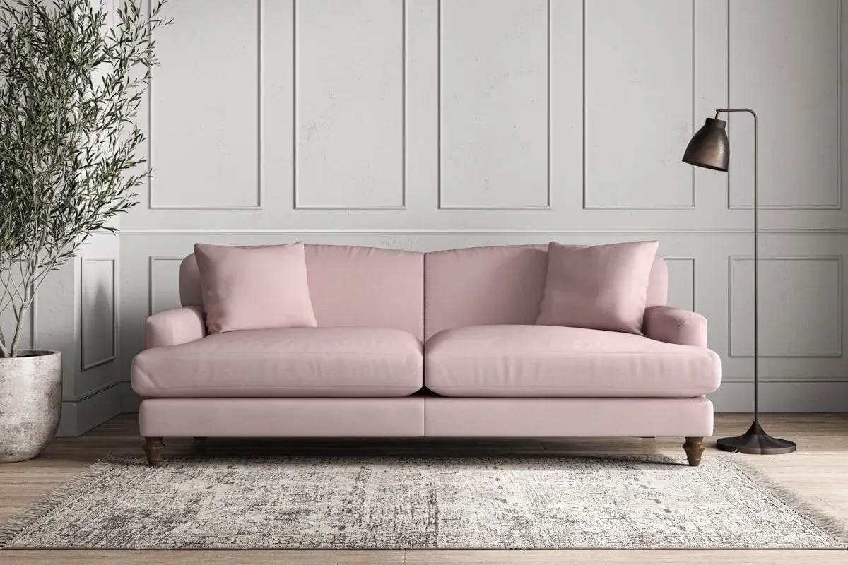 Deni Grand Sofa - Lavender, Recycled Cotton