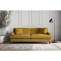 Deni Grand Sofa - Ochre, Recycled Cotton