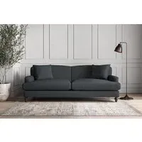 Deni Grand Sofa - Thunder, Recycled Cotton