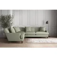 Deni Large Corner Sofa - Seaspray, Recycled Cotton