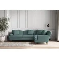 Deni Large Right Hand Corner Sofa - Airforce, Recycled Cotton