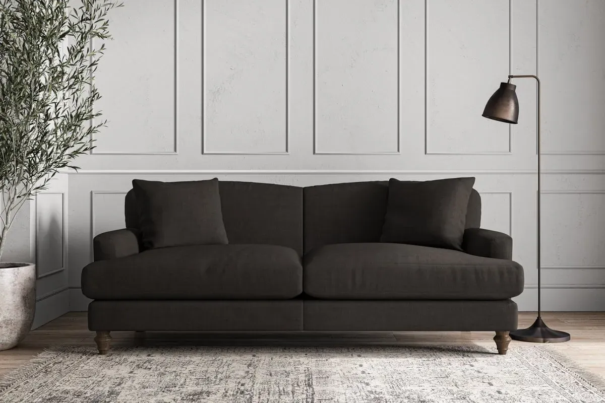 Deni Large Sofa - Espresso, Brera Linen