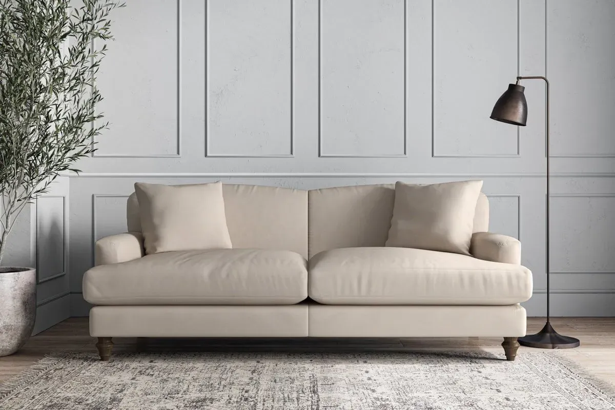 Deni Large Sofa - Natural, Recycled Cotton