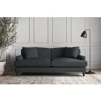 Deni Large Sofa - Thunder, Recycled Cotton