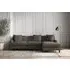 Deni Left Hand Chaise Sofa - Granite, Linen