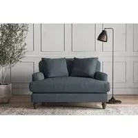 Deni Love Seat - Dusk, Brera Linen