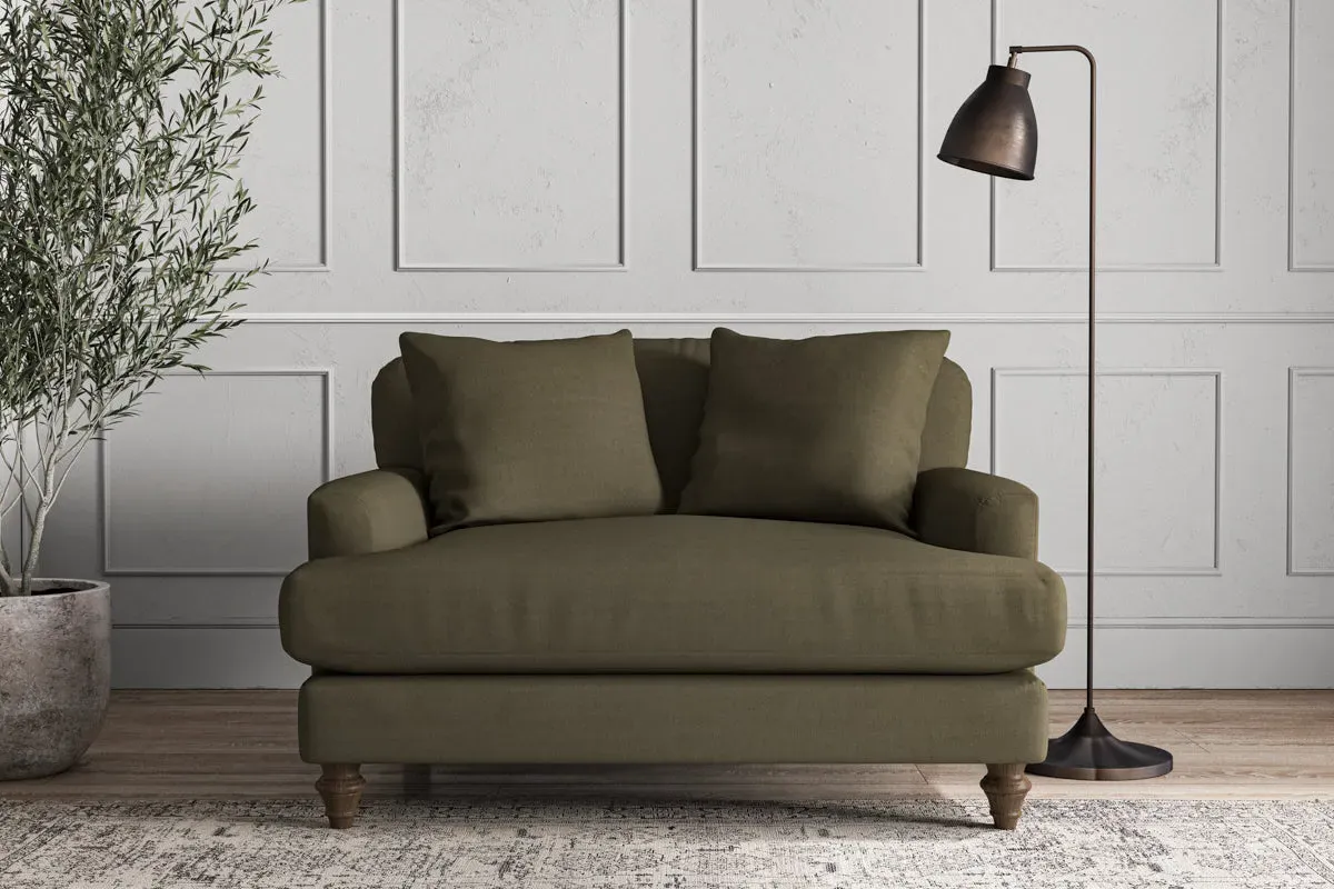 Deni Love Seat - Fatigue, Recycled Cotton