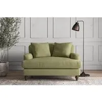 Deni Love Seat - Sage, Brera Linen