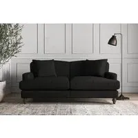 Deni Medium Sofa - Charcoal, Brera Linen