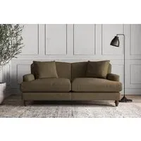 Deni Medium Sofa - Chestnut, Brera Linen