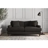 Deni Medium Sofa - Espresso, Brera Linen
