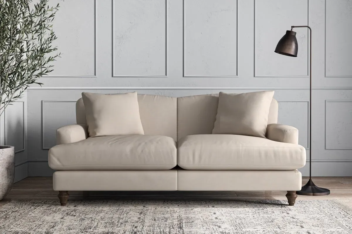 Deni Medium Sofa - Natural, Recycled Cotton