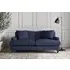 Deni Medium Sofa - Navy, Recycled Cotton