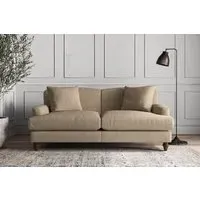 Deni Medium Sofa - Pebble, Brera Linen