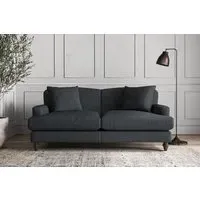 Deni Medium Sofa - Thunder, Recycled Cotton