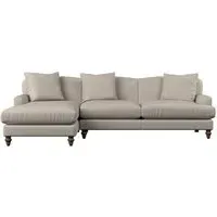 Deni Right Hand Chaise Sofa - Natural, Linen