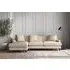 Deni Right Hand Chaise Sofa - Natural, Recycled Cotton