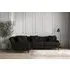 Deni Right Hand Corner Sofa - Charcoal, Linen
