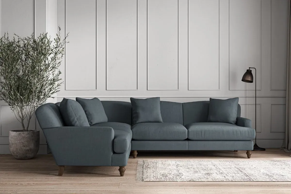 Deni Right Hand Corner Sofa - Dusk, Linen