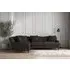 Deni Right Hand Corner Sofa - Espresso, Linen