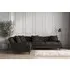 Deni Right Hand Corner Sofa - Espresso, Linen