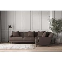 Deni Large Right Hand Corner Sofa - Mocha, Recycled Cotton alternate view