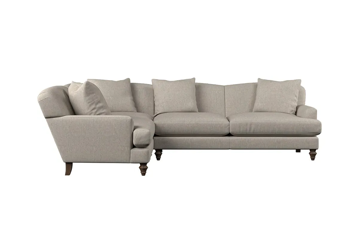 Deni Right Hand Corner Sofa - Natural, Linen