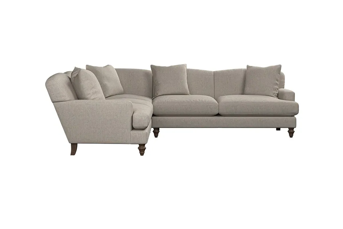 Deni Right Hand Corner Sofa - Natural, Linen