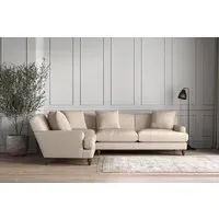 Deni Right Hand Corner Sofa - Natural, Recycled Cotton