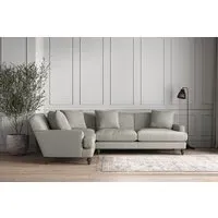 Deni Right Hand Corner Sofa - Smoke, Linen