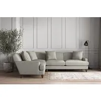 Deni Right Hand Corner Sofa - Smoke, Linen