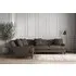 Deni Right Hand Corner Sofa Super Grand - Mocha, Recycled Cotton