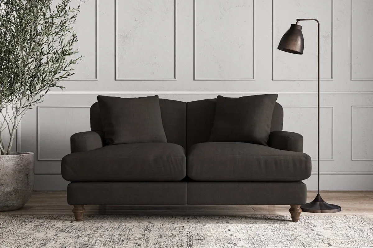 Deni Small Sofa - Espresso, Brera Linen