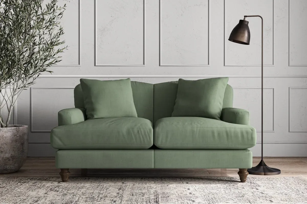 Deni Small Sofa - Jade, Brera Linen