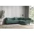 Deni Super Grand Right Hand Corner Sofa - Airforce, Recycled Cotton