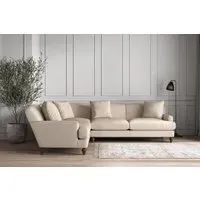 Deni Super Grand Right Hand Corner Sofa - Natural, Recycled Cotton