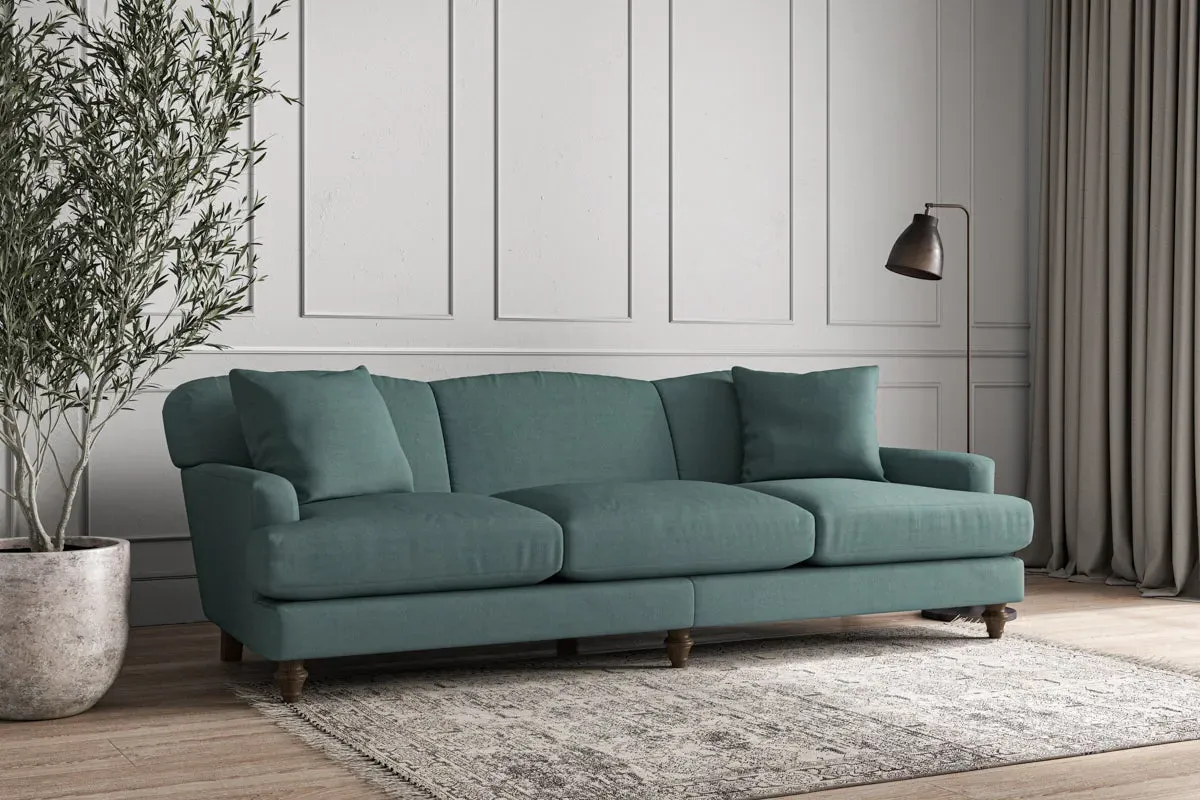Deni Super Grand Sofa - Airforce, Recycled Cotton